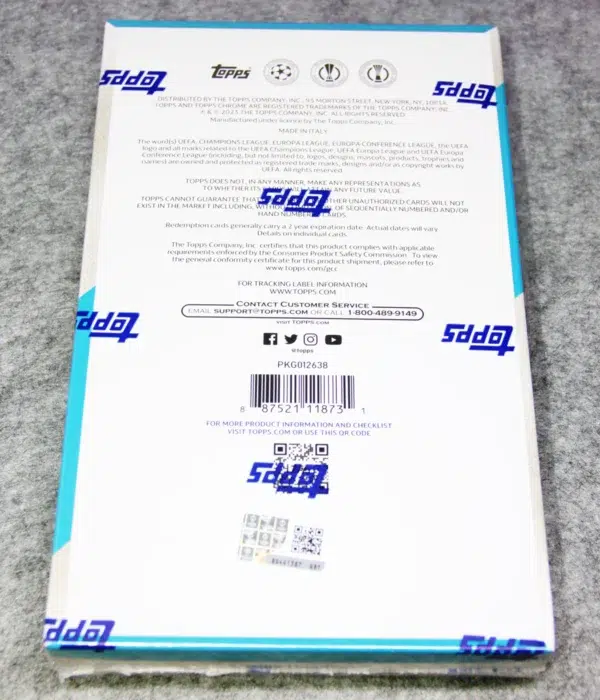 2022-23 Topps Chrome UEFA Club Competitions Hobby Lite Box - Sealed