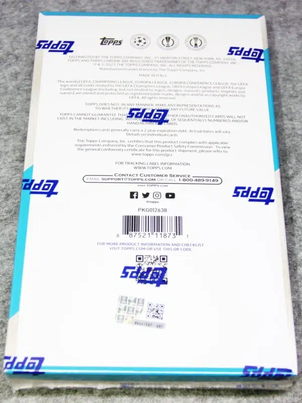 2022-23 Topps Chrome UEFA Club Competitions Hobby Lite Box - Sealed