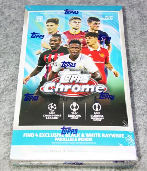 2022-23 Topps Chrome UEFA Club Competitions Hobby Lite Box - Sealed