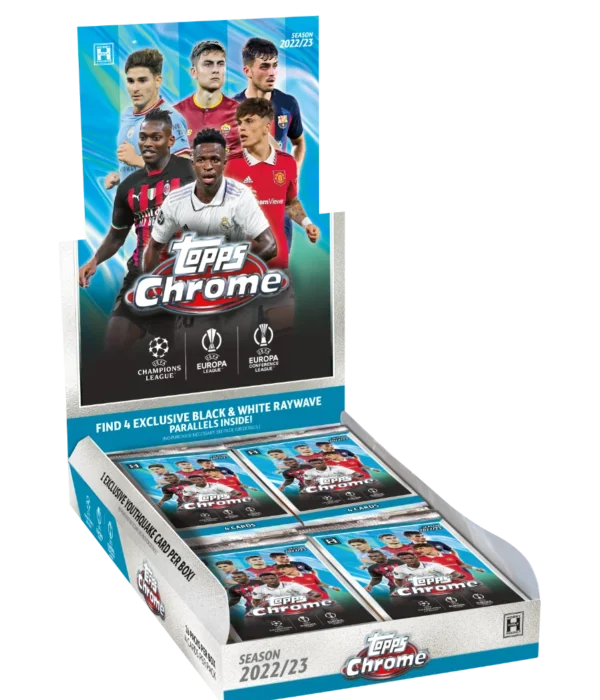2022-23 Topps Chrome UEFA Club Competitions Hobby Lite Box - Sealed