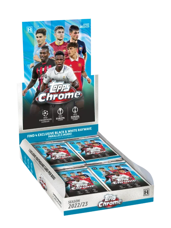 2022-23 Topps Chrome UEFA Club Competitions Hobby Lite Box - Sealed