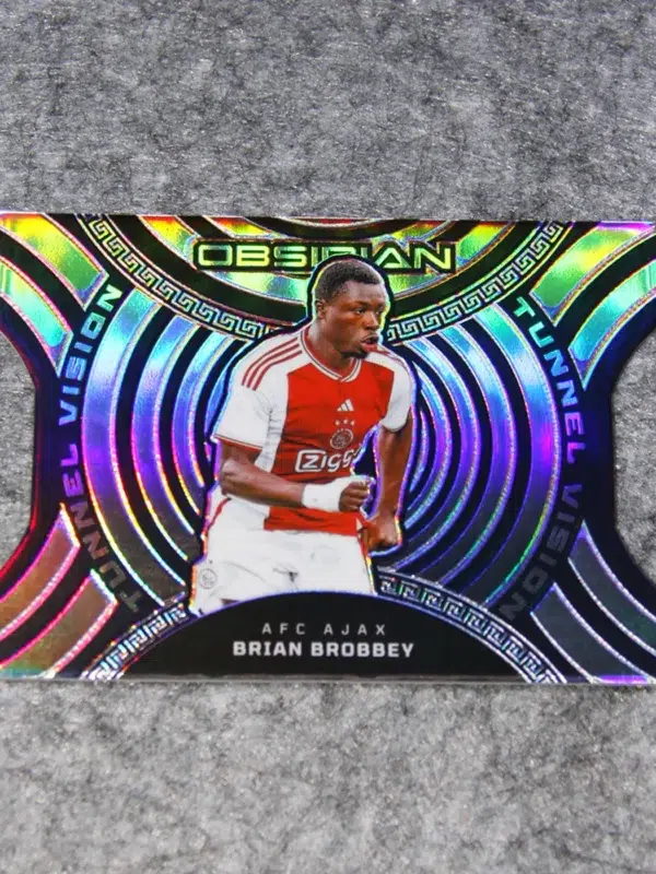 2023-24 Brian Brobbey #12 Panini Obsidian Tunnel Vision Die-Cut /120