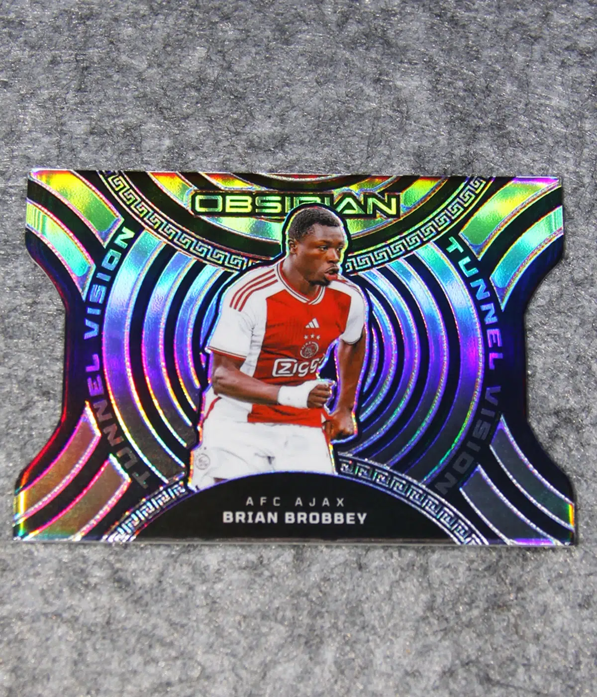 2023-24 Brian Brobbey #12 Panini Obsidian Tunnel Vision Die-Cut /120