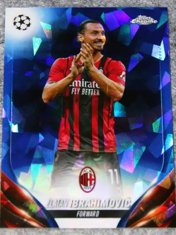 2023-24 Zlatan Ibrahimovic #CVS-9 Topps Chrome UEFA Champions League Sapphire Refractor