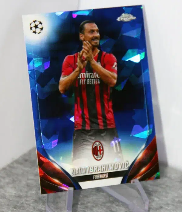 2023-24 Zlatan Ibrahimovic #CVS-9 Topps Chrome UEFA Champions League Sapphire Refractor