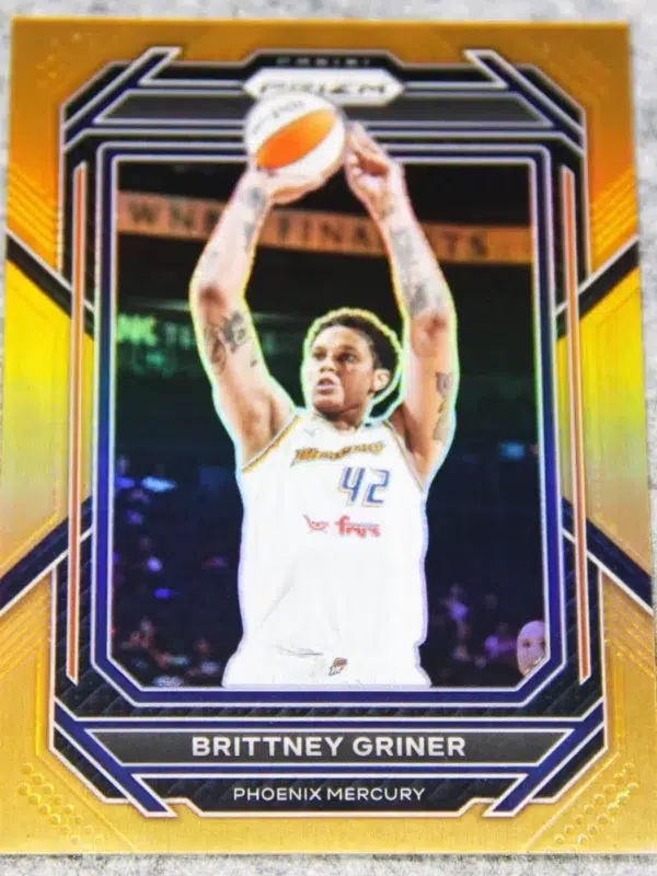2023 Brittney Griner #57 Panini WNBA Prizm Orange Prizm /99