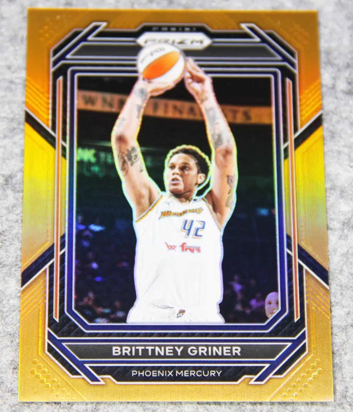 2023 Brittney Griner #57 Panini WNBA Prizm Orange Prizm /99