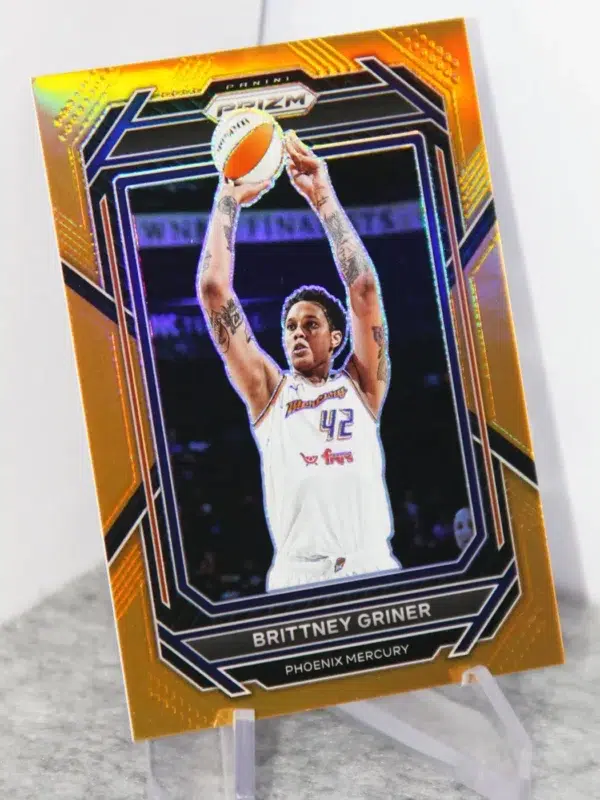 2023 Brittney Griner #57 Panini WNBA Prizm Orange Prizm /99