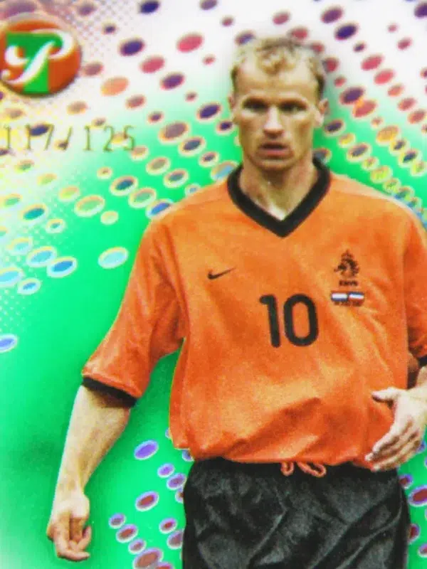 2023 Dennis Bergkamp #112 Topps Pristine Road to UEFA Euro 2024 Green /125