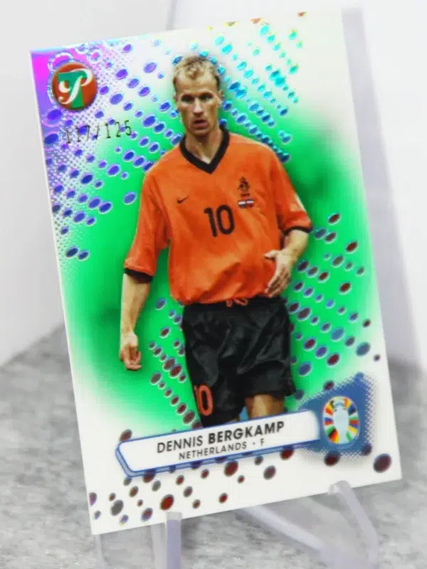 2023 Dennis Bergkamp #112 Topps Pristine Road to UEFA Euro 2024 Green /125