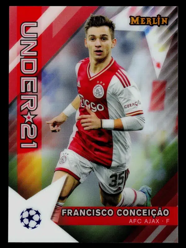 2023 Francisco Conceicao #U21-2 Topps Merlin UEFA Champions League Under 21