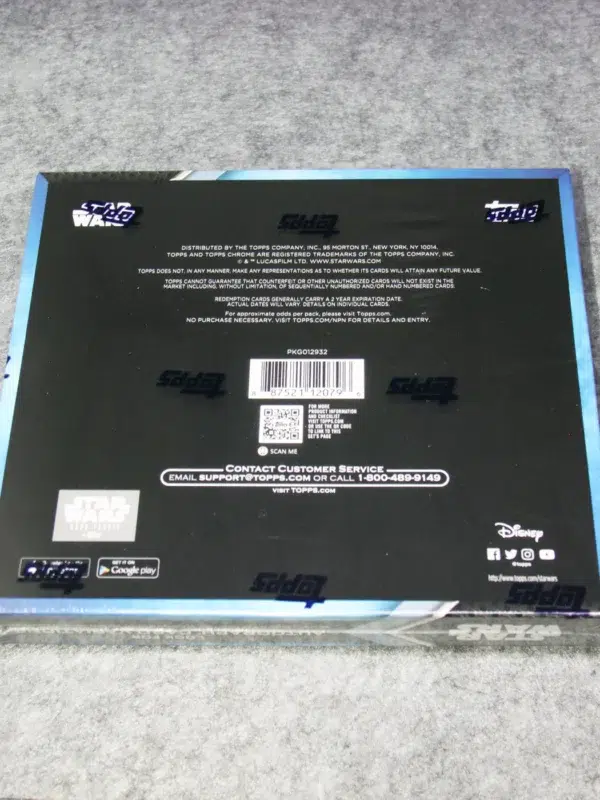 2023 Topps Star Wars Chrome Black Hobby Box - Sealed