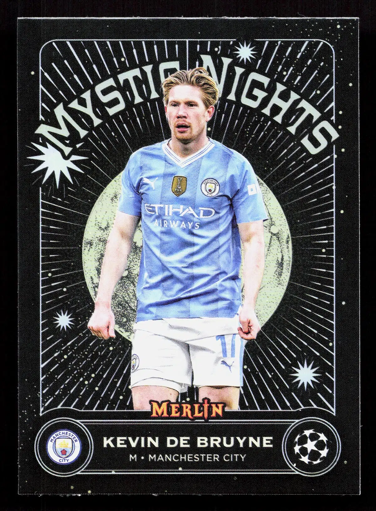 2024-25 Kevin De Bruyne Topps Merlin Mystic Nights Manchester City