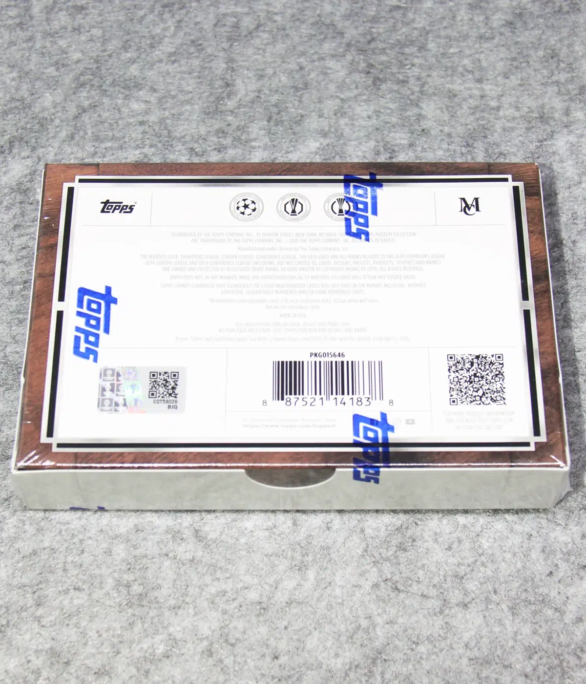 2024-25 Topps Museum Collection UEFA Club Competitions Soccer Hobby Box - Verzegeld