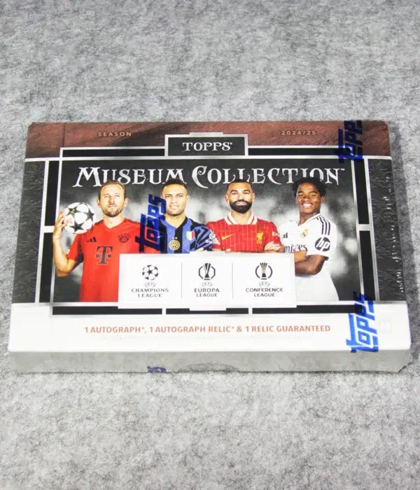 2024-25 Topps Museum Collection UEFA Club Competitions Soccer Hobby Box - Sealed