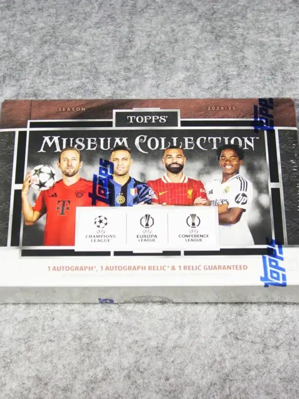2024-25 Topps Museum Collection UEFA Club Competitions Soccer Hobby Box - Verzegeld