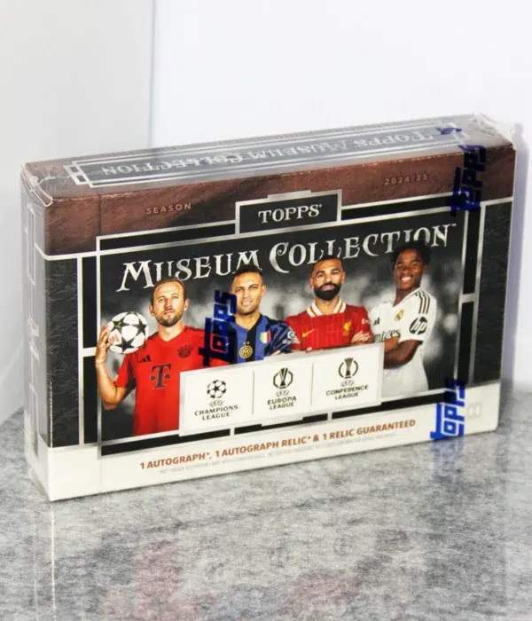 2024-25 Topps Museum Collection UEFA Club Competitions Soccer Hobby Box - Sealed
