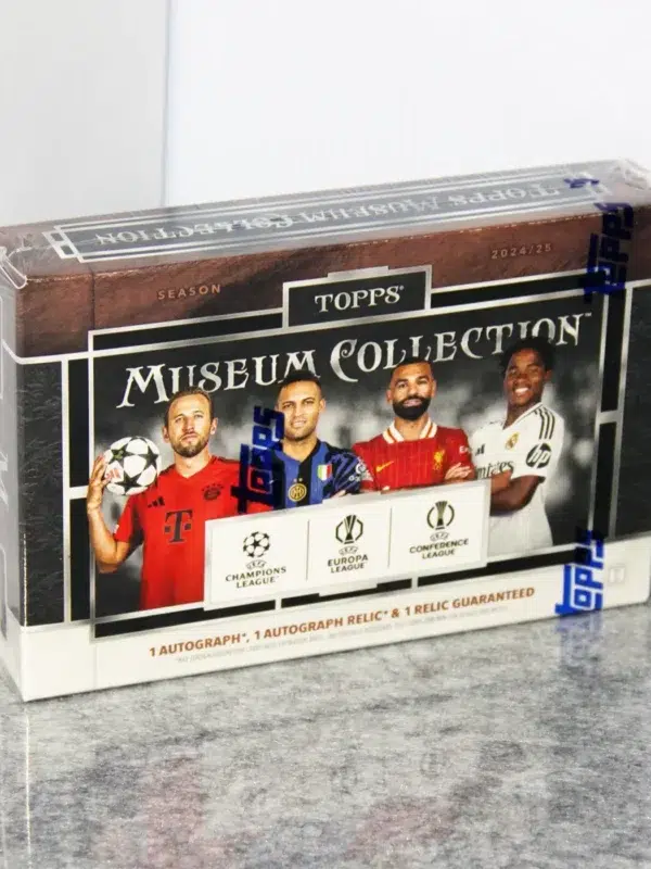 2024-25 Topps Museum Collection UEFA Club Competitions Soccer Hobby Box - Verzegeld