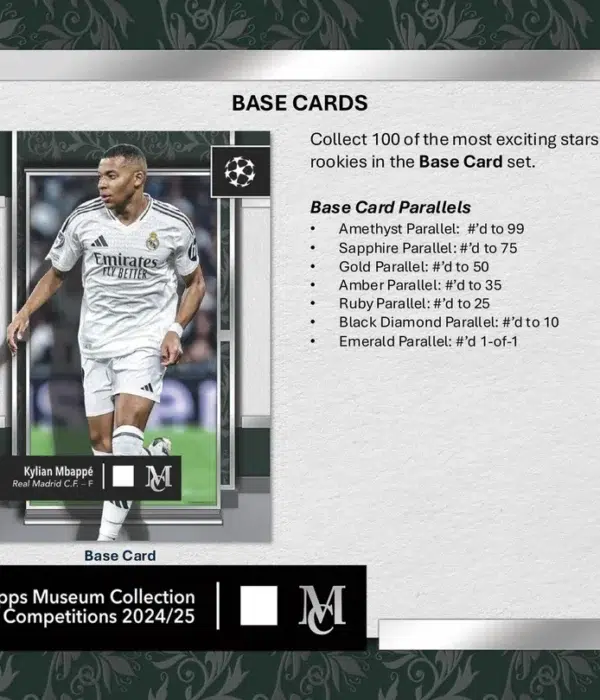2024-25 Topps Museum Collection UEFA Club Competitions Soccer Hobby Box - Verzegeld