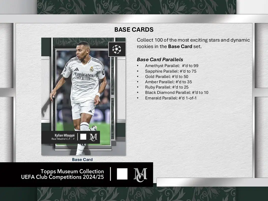 2024-25 Topps Museum Collection UEFA Club Competitions Soccer Hobby Box - Verzegeld
