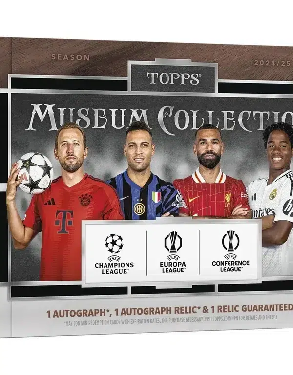 2024-25 Topps Museum Collection UEFA Club Competitions Soccer Hobby Box - Sealed