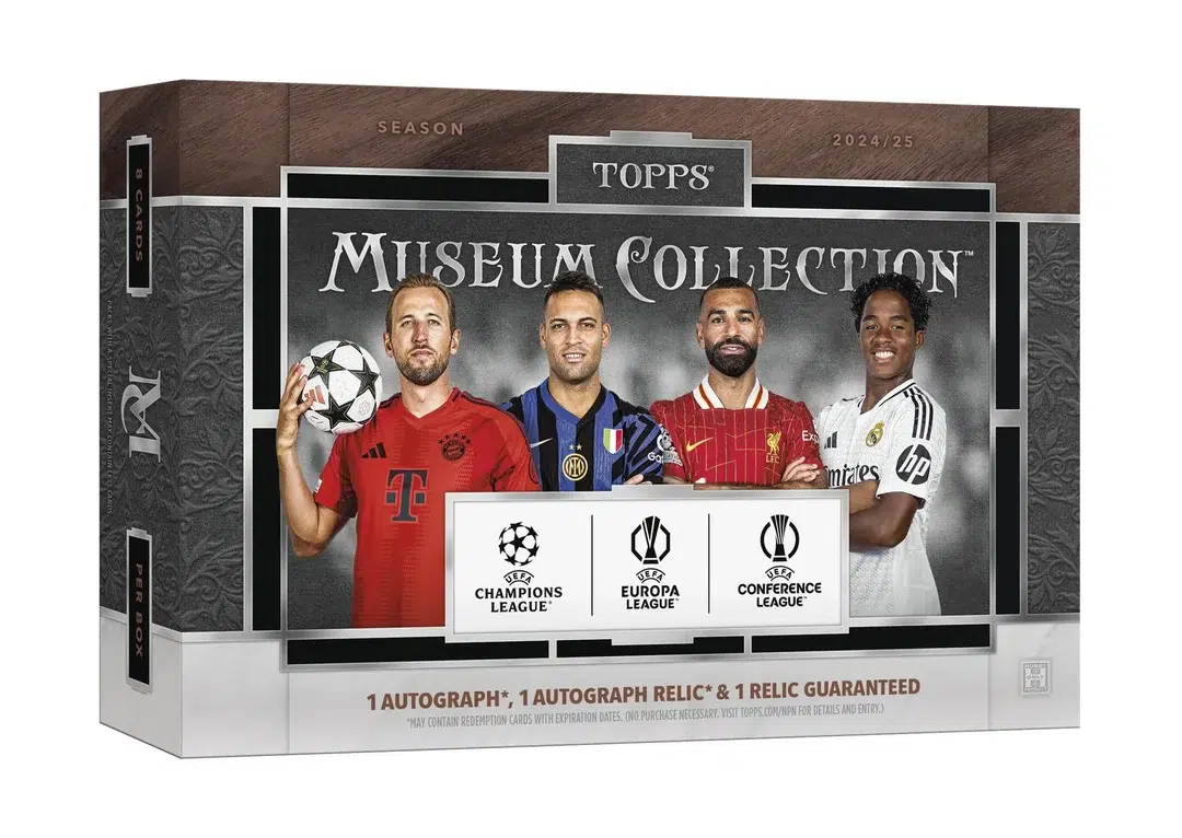 2024-25 Topps Museum Collection UEFA Club Competitions Soccer Hobby Box - Verzegeld