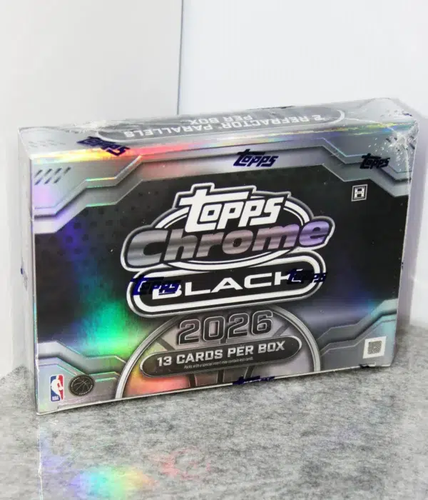 2025-26 Topps Chrome Black NBA Basketball Hobby Box - Sealed