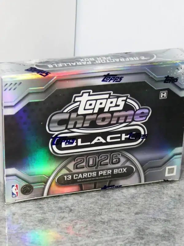 2025-26 Topps Chrome Black NBA Basketball Hobby Box - Verzegeld