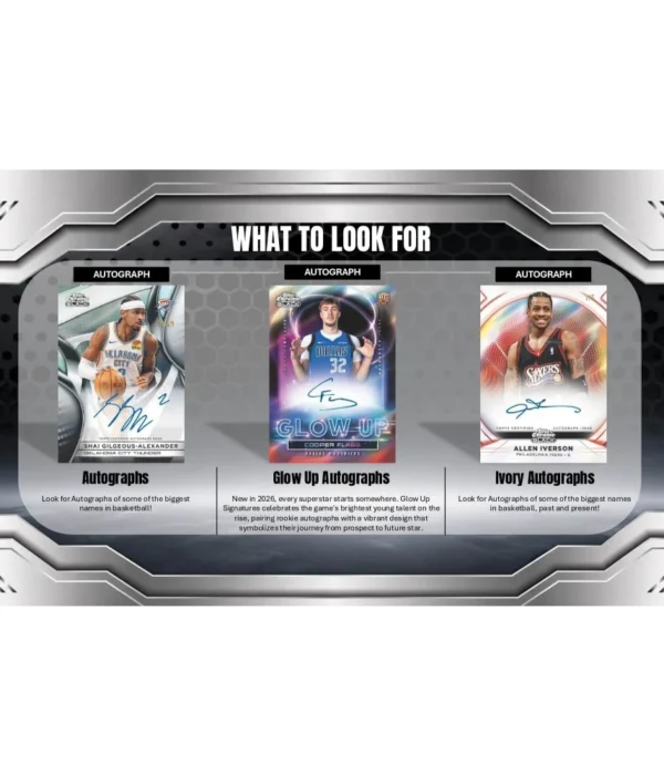 2025-26 Topps Chrome Black NBA Basketball Hobby Box - Sealed