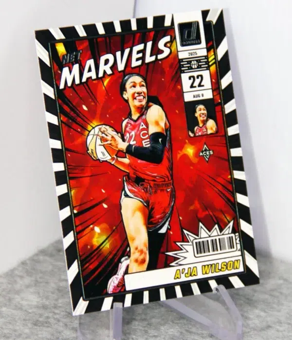 2025 A'ja Wilson #8 Panini WNBA Donruss Net Marvels