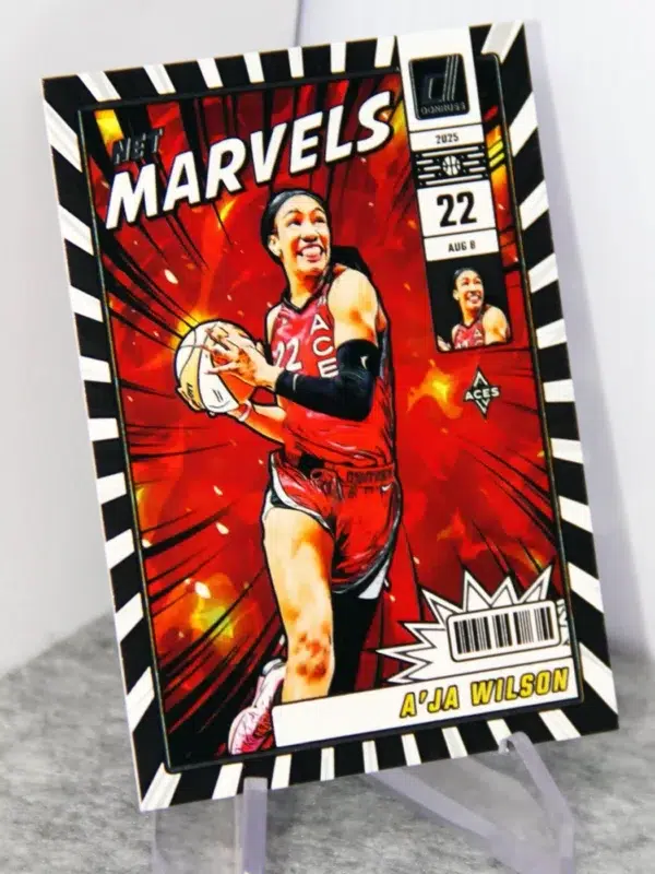 2025 A'ja Wilson #8 Panini WNBA Donruss Net Marvels