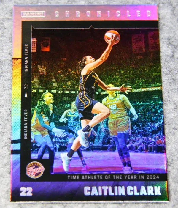 2025 Caitlin Clark #18 Panini WNBA Chronicled AotY 2024 Holo Foil