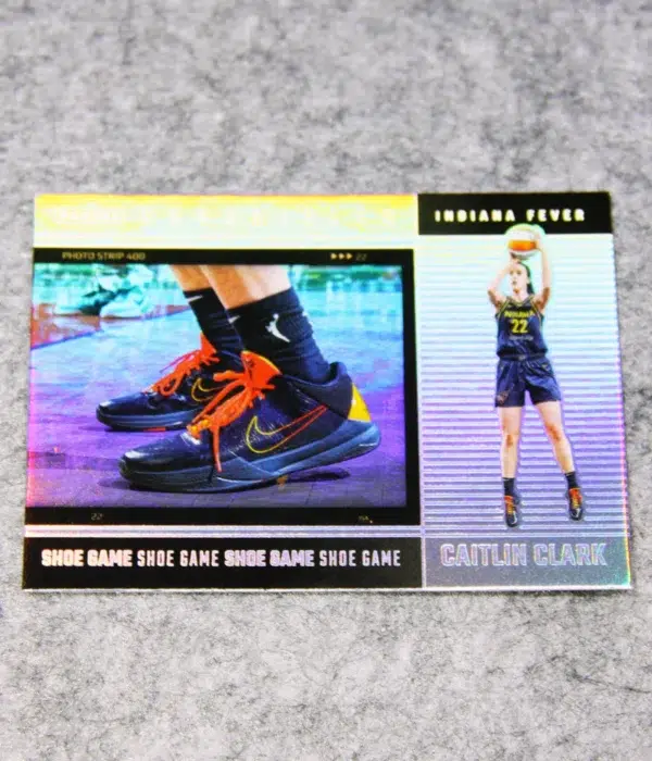 2025 Caitlin Clark #78 Panini WNBA Chronicled Shoe Game Holo Foil