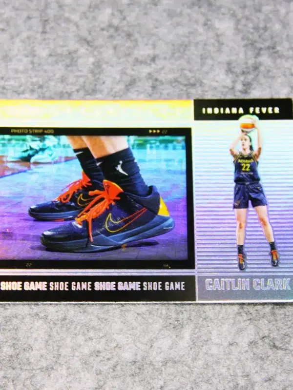 2025 Caitlin Clark #78 Panini WNBA Chronicled Shoe Game Holo Foil
