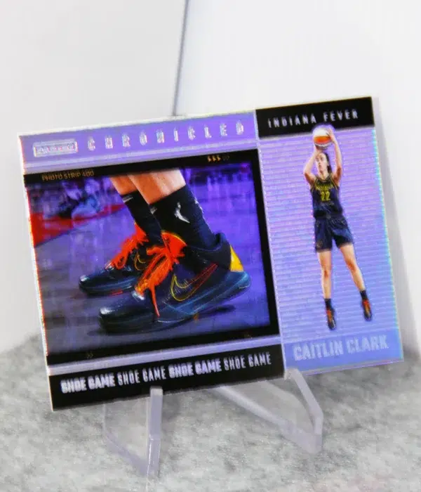 2025 Caitlin Clark #78 Panini WNBA Chronicled Shoe Game Holo Foil