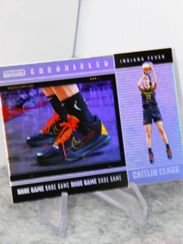 2025 Caitlin Clark #78 Panini WNBA Chronicled Shoe Game Holo Foil