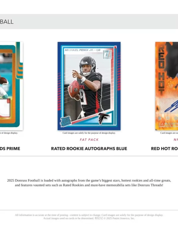 2025 Panini Donruss Football NFL Blaster Box - Sealed