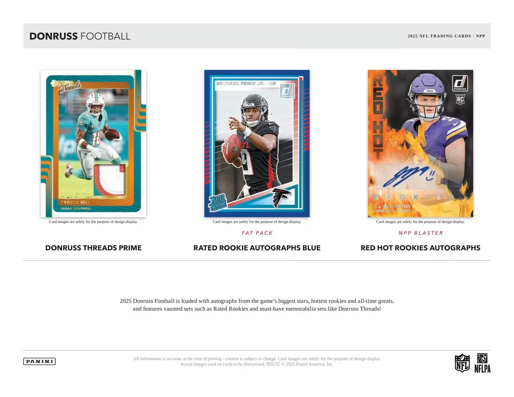2025 Panini Donruss Football NFL Blaster Box - Sealed