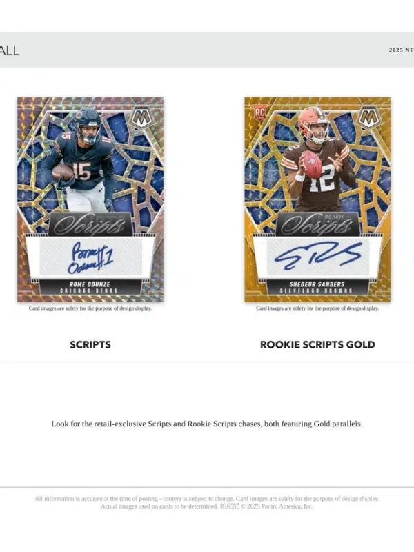 2025 Panini Mosaic Football NFL Blaster Box - Sealed