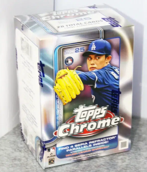 2025 Topps Chrome Baseball MLB Value Box - Sealed