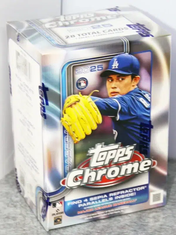 2025 Topps Chrome Baseball MLB Value Box - Sealed