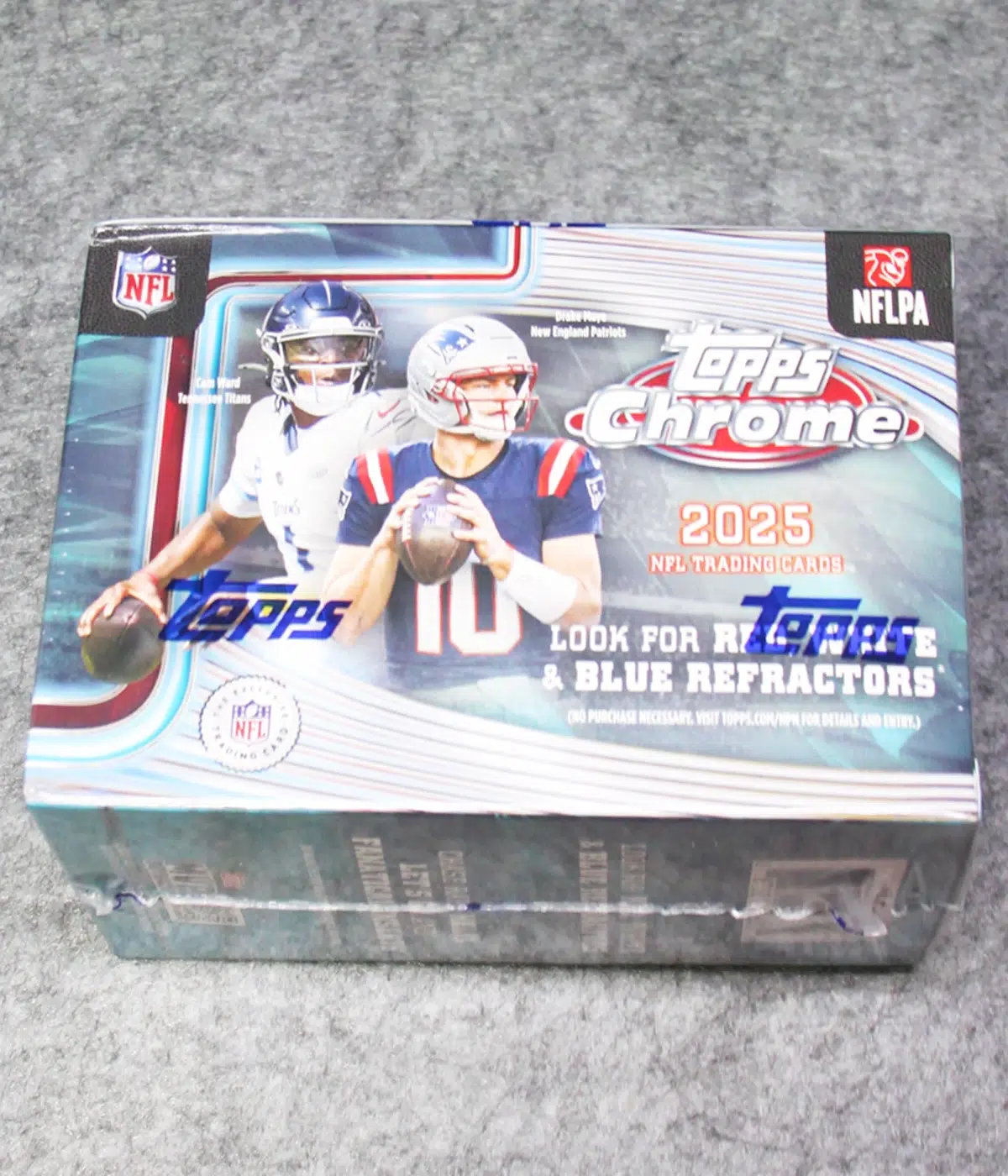 2025 Topps Chrome Football NFL Value Box - Sealed