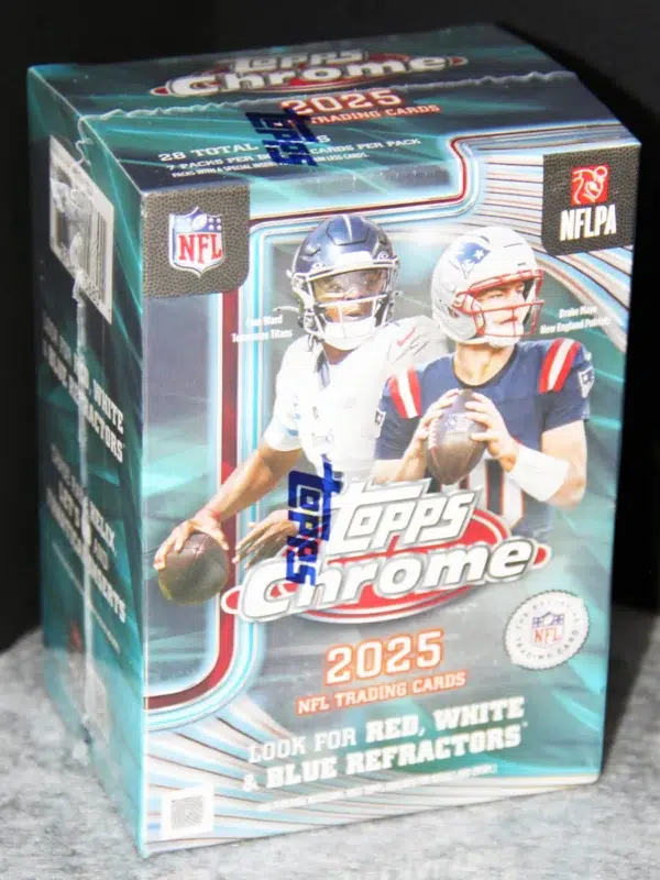 2025 Topps Chrome Football NFL Value Box - Sealed