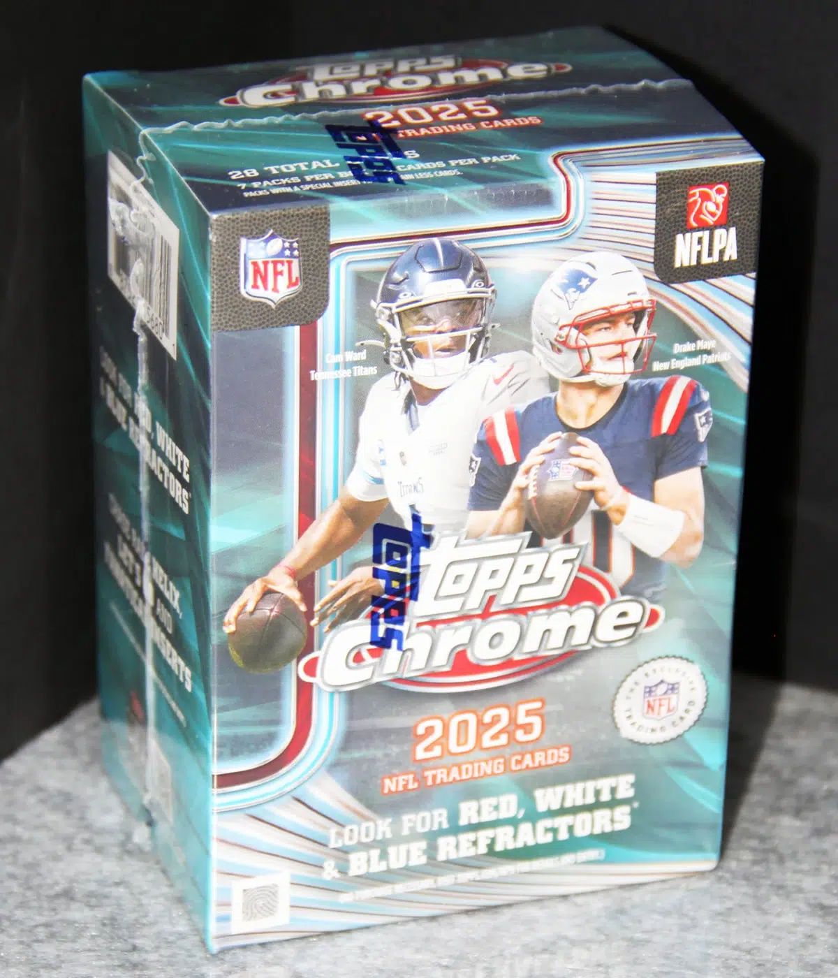 2025 Topps Chrome Football NFL Value Box - Sealed