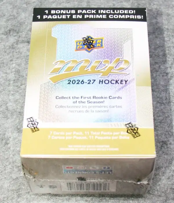 2026-27 Upper Deck MVP Hockey NHL Blaster Box - Sealed