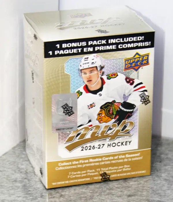2026-27 Upper Deck MVP Hockey NHL Blaster Box - Sealed
