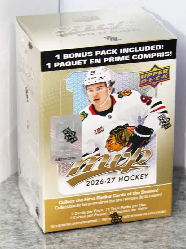 2026-27 Upper Deck MVP Hockey NHL Blaster Box - Sealed
