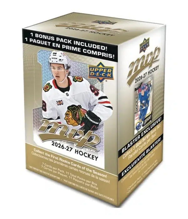 2026-27 Upper Deck MVP Hockey NHL Blaster Box - Sealed