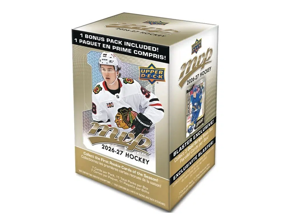 2026-27 Upper Deck MVP Hockey NHL Blaster Box - Sealed