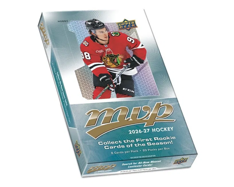 2026-27 Upper Deck MVP Hockey NHL Hobby Box - Sealed